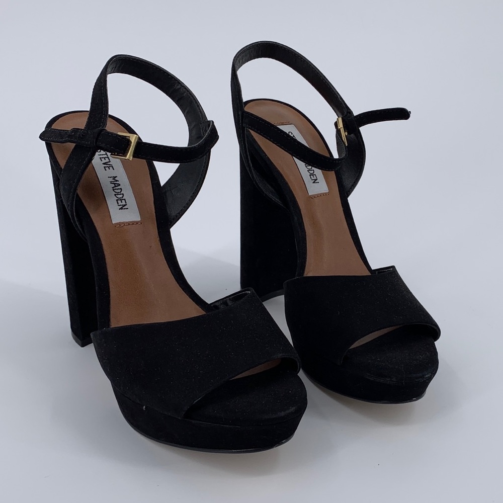 Steve Madden - Black platform Sandal Kierra heel